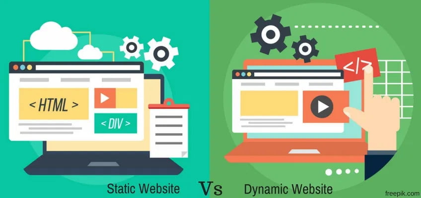 Phân biệt web tĩnh và web động